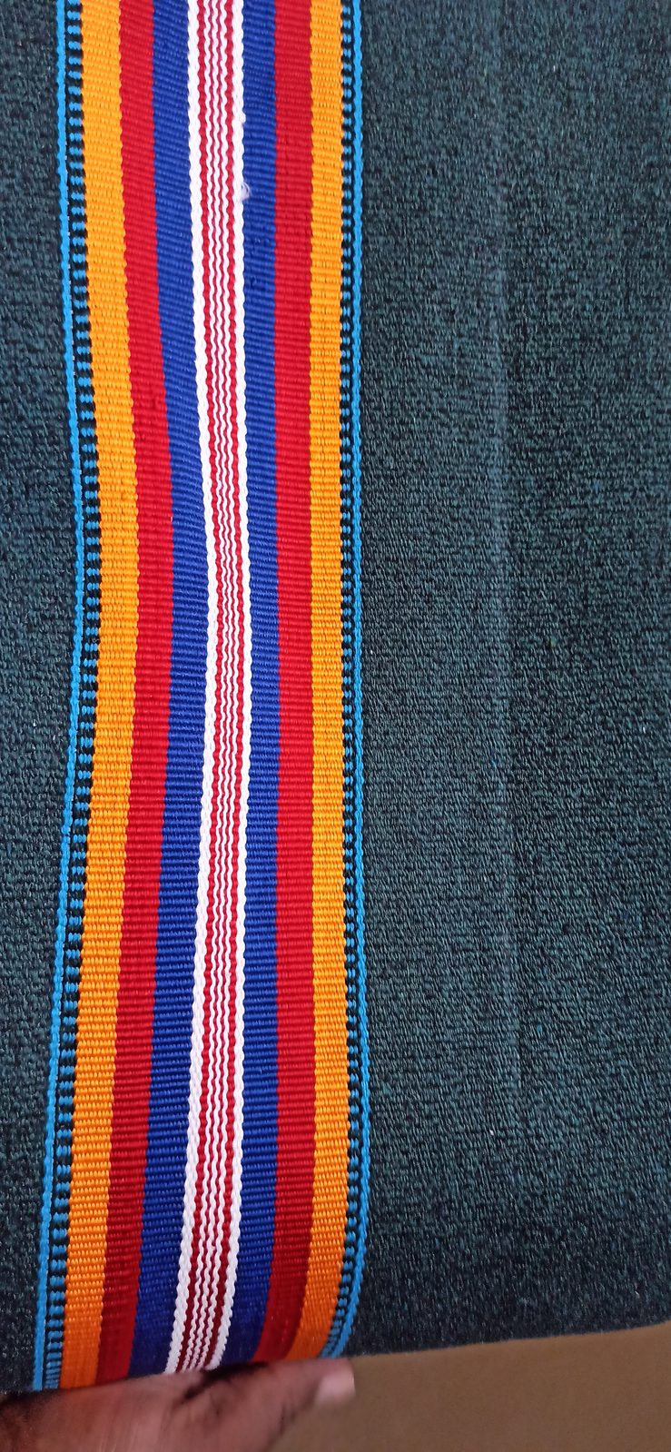 Jamakkalam stripes woven in silk yarn